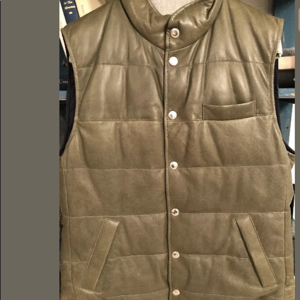 Brunello Cucinelli Mens Reversible Down Vest